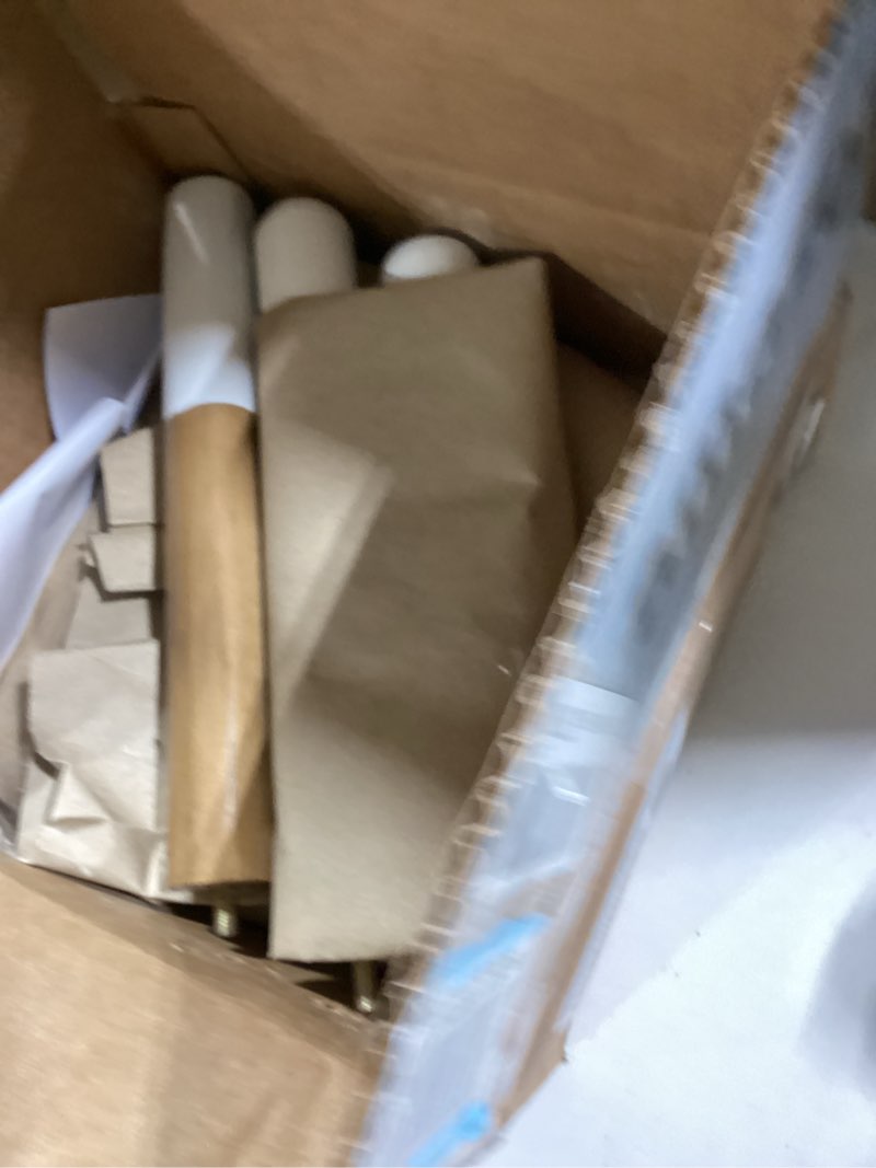 Condition photo showing Good Condition for Teak 12" Round Dip Dyed Wood Plant Stand | Wood Accent Stool | Bath Stool | Milking Stool (12" Tall White)