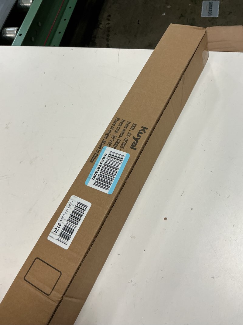 Condition photo showing New/Like New for kuyal clear chair mat, hard floor use, 48" x 30" transparent office home floor protector mat chairmats (30" x 48" rectangle)