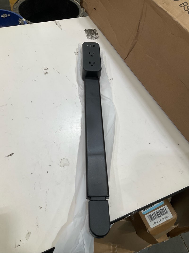 Condition photo showing Good Condition for electrical outlet extender stick - features usb-a, usb-c and 2 ac outlets, extends 22"-34", rotates 180° access hard-to-reach outlets, wall plug power socket expander nightstands, sofa, desks and more black