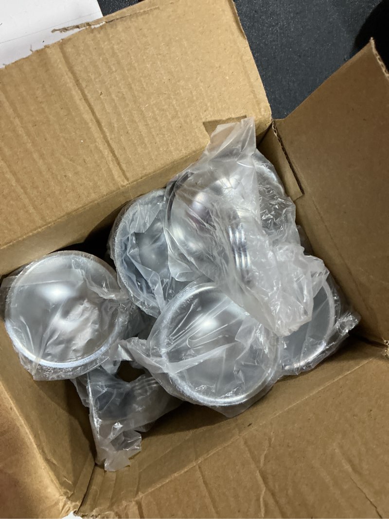 Condition photo showing Good Condition for new star foodservice 23367 split-ring style, place card/table number holder, 2.5 x 2.33 inch, silver, set of 12