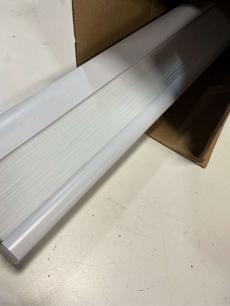 Condition photo showing As Is for DEZ FURNISHINGS EZ Stick No Drill No Tools Cordless 1\\\\\\\" Light Filtering Pleated Shade, 22.5\\\\\\\" W x 64\\\\\\\" 