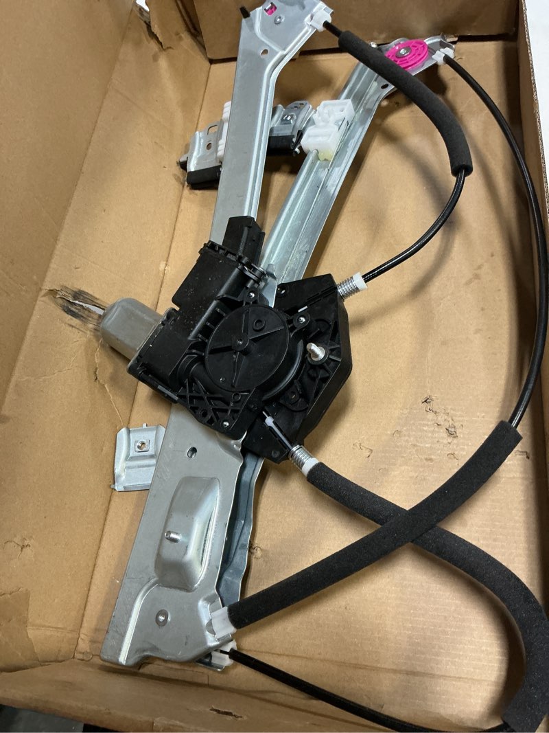 Condition photo showing As Is for showsen 751-724 power window regulator w/motor front left driver side compatible with 2014-2019 chevy silverado tahoe cheyenne,2015-2020 gmc sierra/yukon/escalade front driver