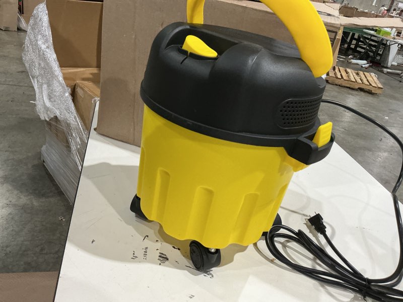 Condition photo showing As Is for incomplete  wet-dry vacuum, 3-in-1 portable shop vacuum cleaner with 2 peak hp power suction, lightweight wet dry vacuum with blower & wall mount design for car, pet hair, hard floor (low) 800w--3.5m