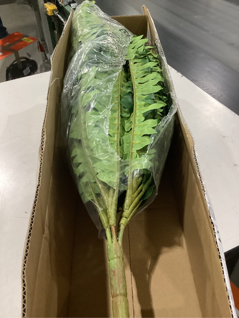 Condition photo showing Good Condition for 50" artificial boston ferns, fake bush plants, large faux ferns with 96 fronds for outdoors home decor 50" 1 pcs