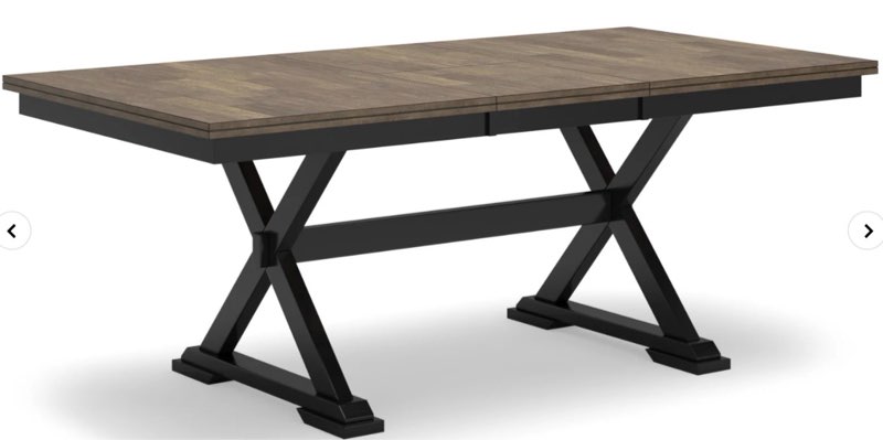 Ashley Wildenauer D634-35 Rectangular Dining Room Extension Table