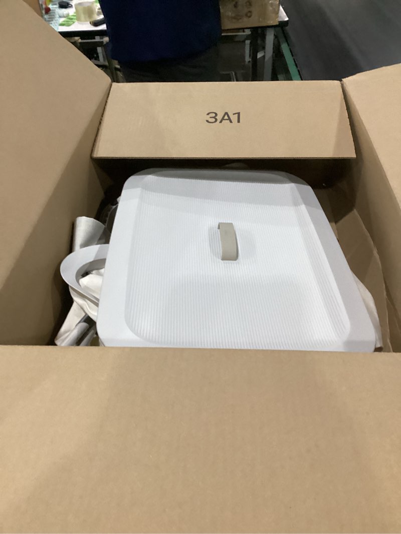 Condition photo showing Good Condition for Joseph Joseph Tota Trio 90 liter/23.8 gallon Laundry Hamper Separation Basket with lid, 3 Removable Washing Bags with Handles- Ecru Trio Ecru 90L