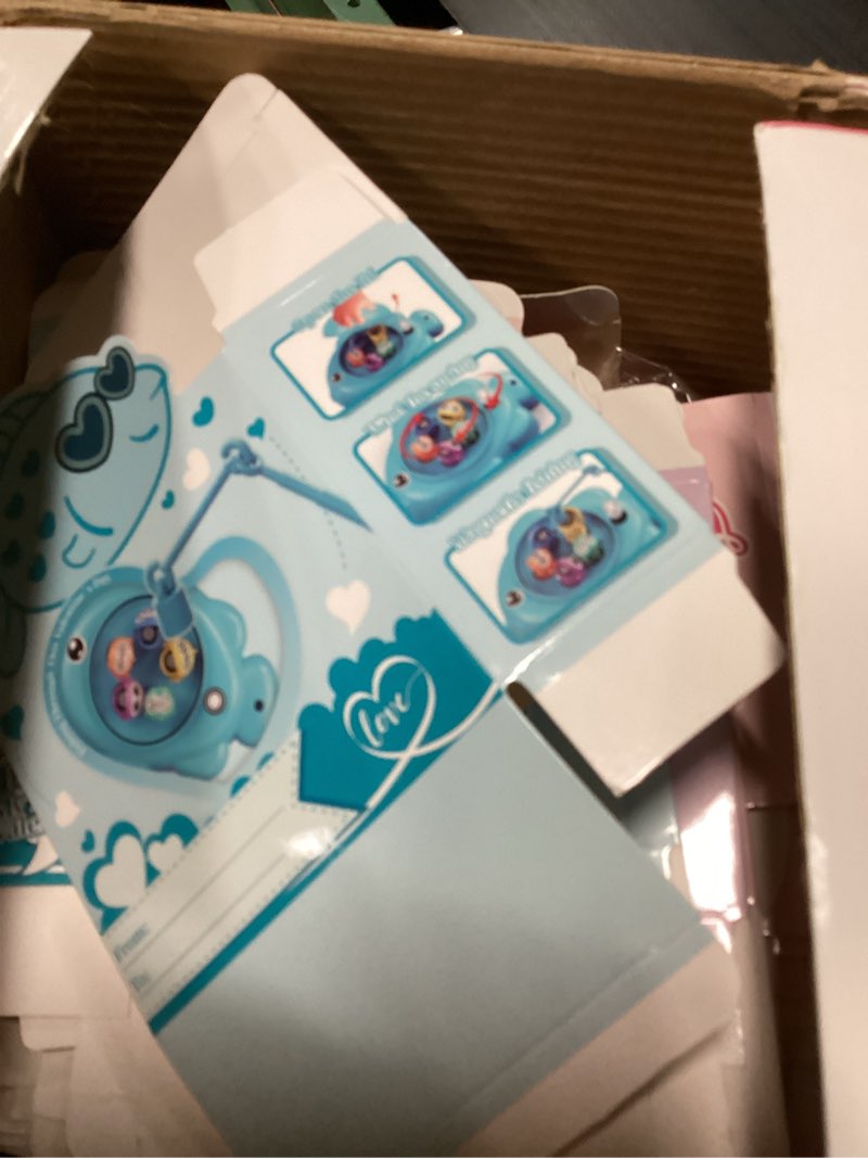 Condition photo showing Good Condition for valentines day gifts for kids, 28pcs magnetic fishing game with gift cards box, wind-up fishing toys with 360° rotation for girls boys ages 3-8 valentines party favors classroom school exchange prize