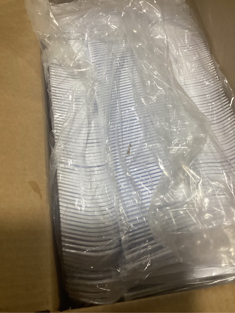 Condition photo showing Good Condition for focusline 1000 count white plastic forks, disposable forks bulk, heat resistant plastic silverware for take out restaurants, family gatherings, outdoor activities 1000 forks