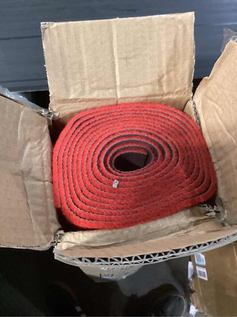 Condition photo showing Good Condition for pbhepj 3ft x 10ft extra thick red carpet runner for party & hollywood, festival celebration, wedding, graduation ceremony, award ceremony, vip reception, heavy-duty, non-slip tpr rubber