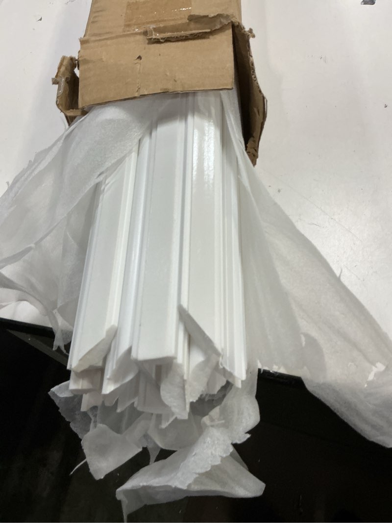 Condition photo showing New/Like New for RELIANCER Peel and Stick Wall Molding Kit,30PCS Pre-Cut Door Molding Panels,3D Moulding Wainscoting Panel,Self Adhesive Walls Moulding Trim,Wall Modular Frames for Interior Walls Decor Home Bedroom 54 x 24in