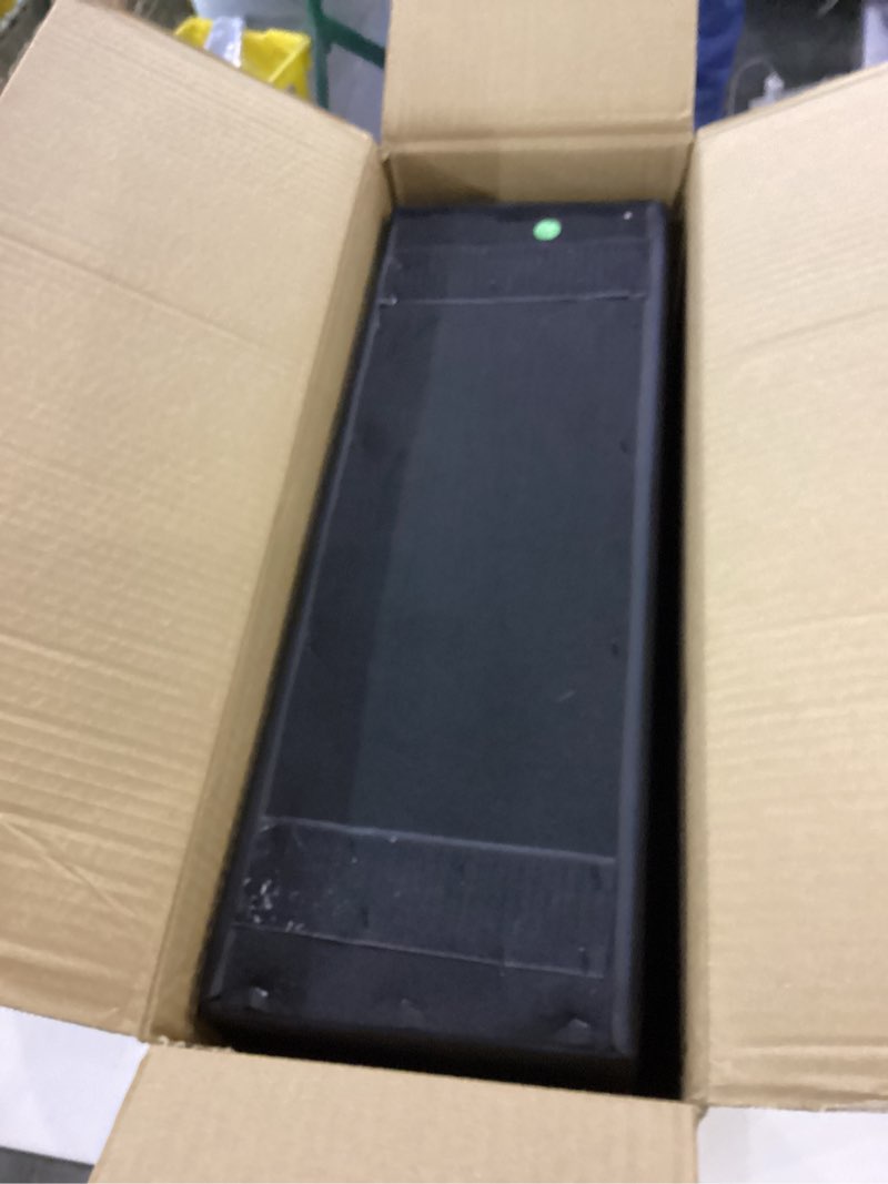 Condition photo showing As Is for Center Console Between Seat Organizer for Minivans, SUVs, with Phone Holder & Cup Holders for Minivan &SUVs, Middle Van Floor Console Organizer Storage Box- Black SUV Console