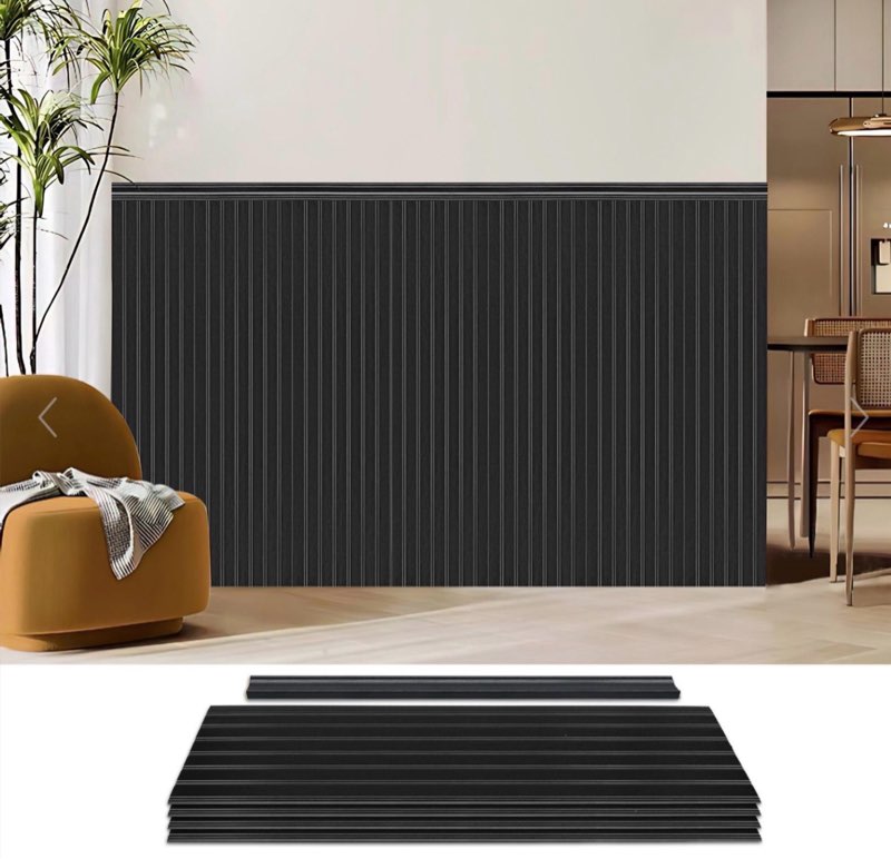 Art3d Wainscoting Wall Panel Kit, 37.8" Tall Beadboard Panels for Walls, Polystyrene Board and Batten Wall Panel Kit, Easy DIY Decorative Trim for Living Room, Kitchen, Bedroom – Covers 31 Sq.Ft