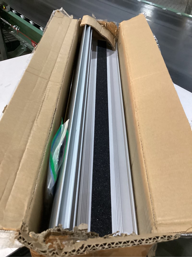 Condition photo showing New/Like New for 6" Rise Door Threshold Ramps for Doorways, Stable Yellow Edge, Aluminum Wheelchair Ramp for Home Steps, Adjustable Modular Entry Ramp for Scooters, Power Chairs, 880LBS Load Capacity 6"-Rise