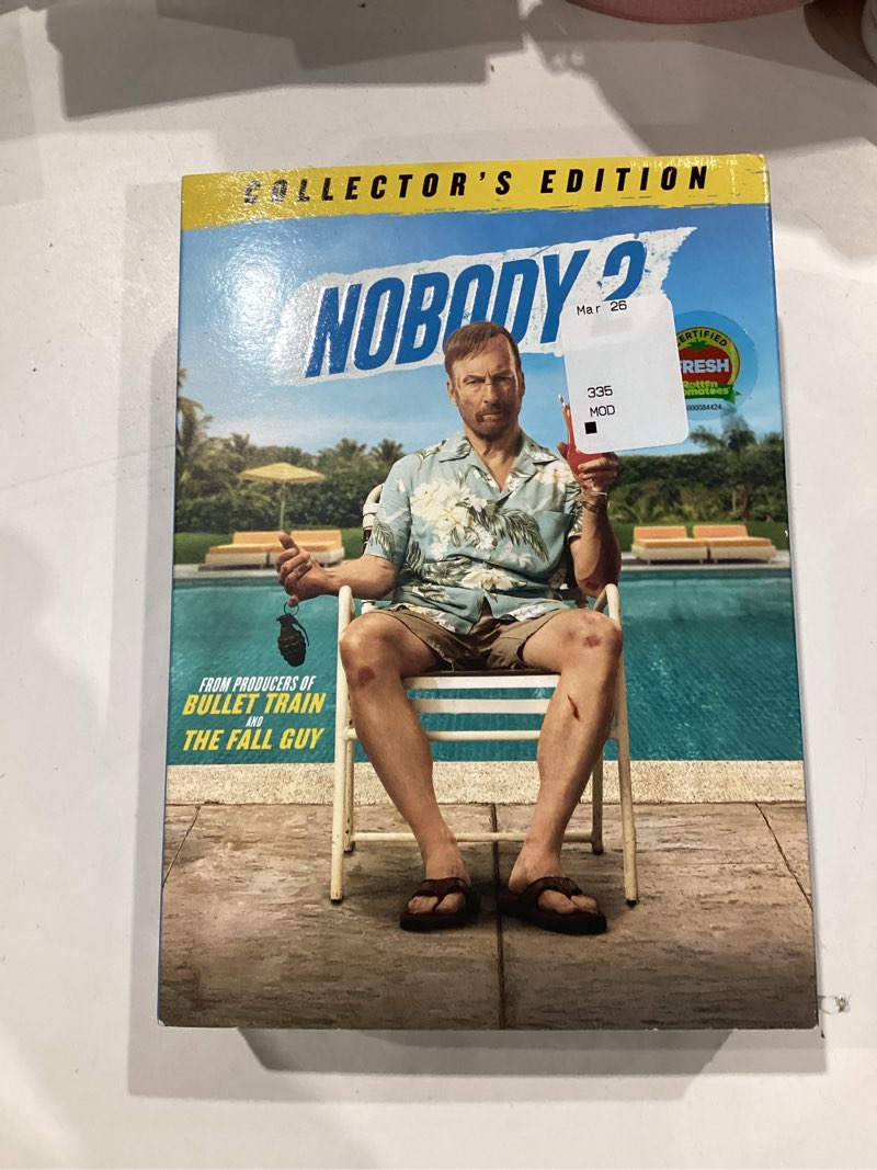 Condition photo showing Good Condition for nobody 2 (dvd)(2025)