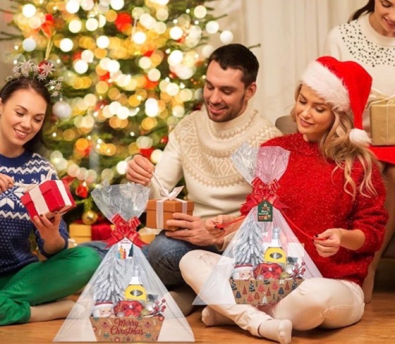 Cholemy 24 Sets Large Christmas…for Holiday Xmas Party (Creative) (color and pattern may vary)