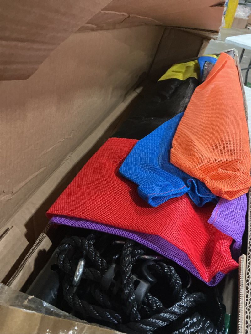 Condition photo showing Good Condition for Trekassy Swing Sets for Backyard, 440lbs Heavy Duty A-Frame Metal Stand with 60" Large Platform Swing for Outdoor Playground Park