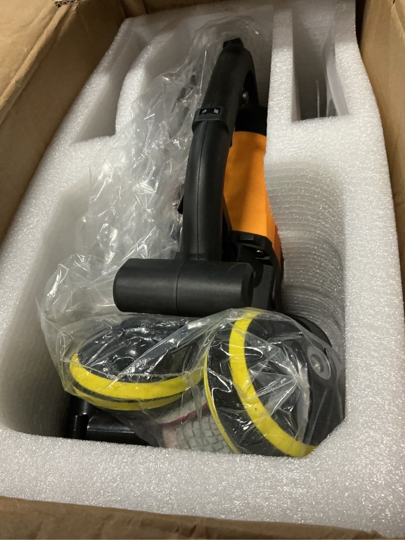 Condition photo showing Good Condition for Electric Diamond Polisher Machine, 8" grinding diameters and 3pcs Diamond Grinding Wheels, 3800W Concrete Grinder for Polishing Stone Concrete Surface, Metal Descaling and Thinset Removing Basic Kit