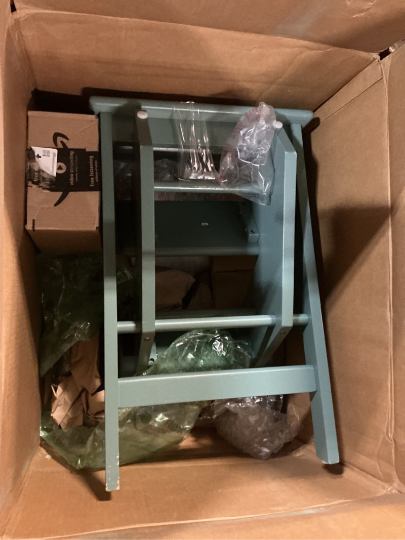 Condition photo showing As Is for Boraam Niko Folding Step Stool-Aspen Valley, 24-Inch