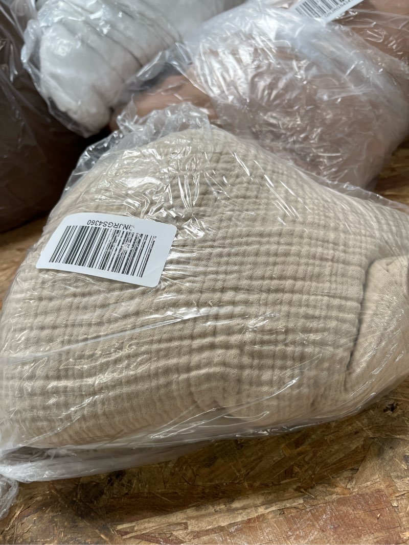 Condition photo showing Good Condition for organic airy gauze sham set, king/cal king, dune