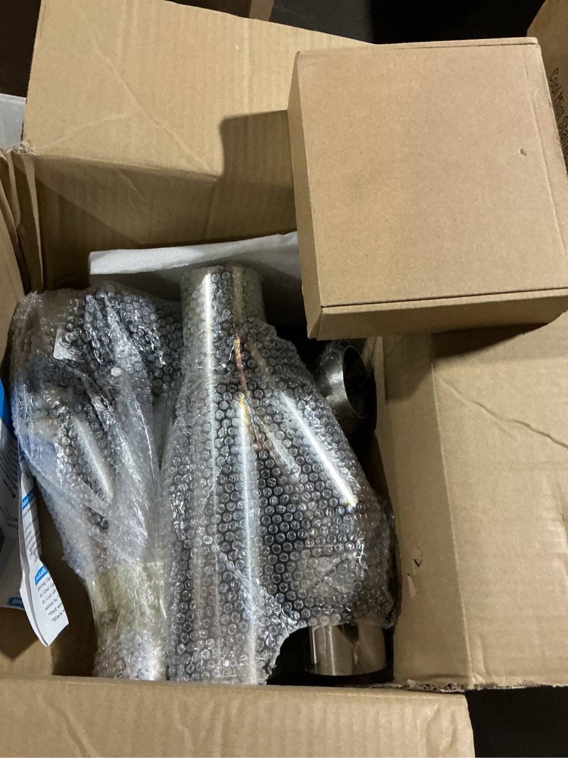 Condition photo showing Good Condition for 2.5 inch electric exhaust cutout with elbow valved muffler valvetronic exhaust valve kit (2 pcs) 2.5 inch (2pcs)