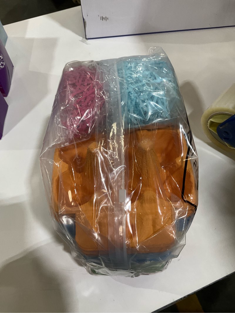 Condition photo showing Good Condition for FoldTier 20 Set Easter Egg Carton Gift Basket Set Colorful Half Dozen Colored Egg Cartons with Cards