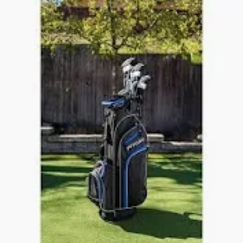 Precise M3 Men's 14 Piece Complete Right Hand Golf Club Package Set - 2 Colors & 3 Sizes