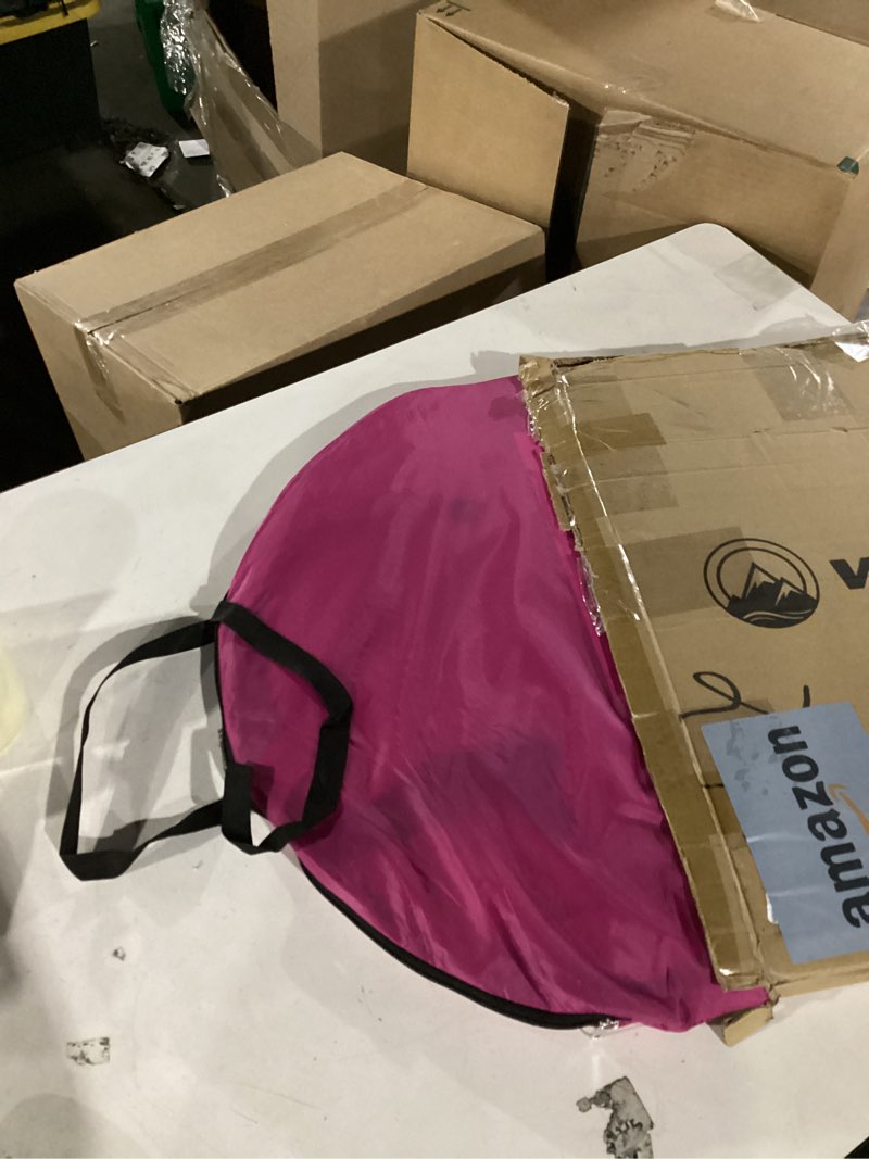 Condition photo showing Good Condition for wakeman pop up changing tent, 3.3 x 3.3 x 6.2ft, camping shower tent for portable toilet stall or dressing room with carry bag for camping, beach, or tailgate, polyester