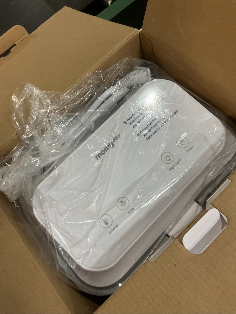 Condition photo showing Good Condition for momyeasy baby wipe warmer, large capacity wipes dispenser with 3 temperature modes, even heating diaper wipe warmer with night light, wipes warmer for babies/adults