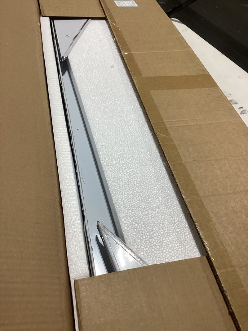 Condition photo showing Good Condition for treshin stainless steel shelf with 6 hooks 14 x 48 inches, commercial wall mount floating shelving storage pot rack for restaurant, kitchen, home, bar and hotel 14" x 48"