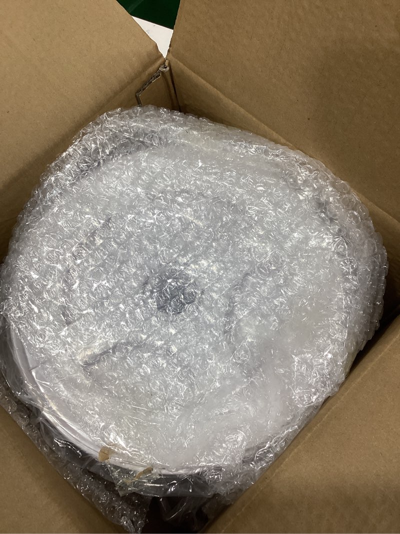 Condition photo showing New/Like New for Rotating Clear Display Case for Large Pendants, Display Case Compatible with Labubu Pop Mart, Storage Box Show Case with Hooks, Dust and Moisture Proof, All-Round Display, Gifts (White)