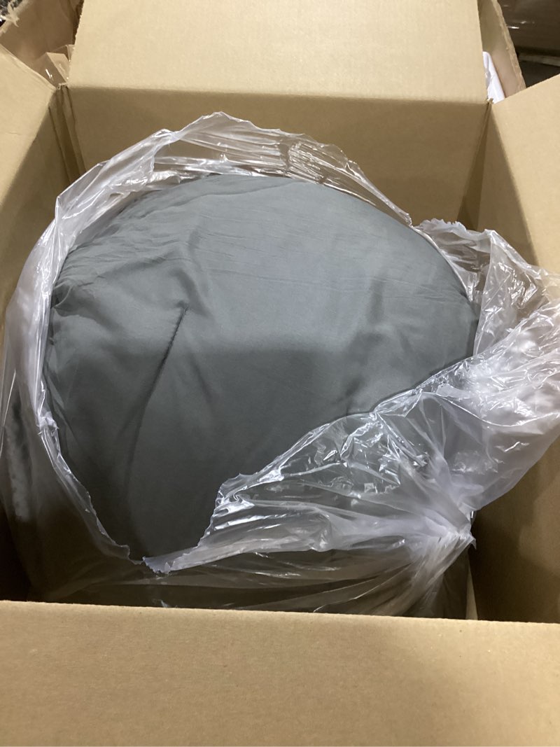 Condition photo showing Good Condition for PHF Ultra Soft Waffle Weave Comforter Set Queen Size, 3 Pieces Lightweight Breathable Comfy Bedding Set, Comfy Textured 1 Comforter with 2 Pillow Shams, Grey Queen Grey