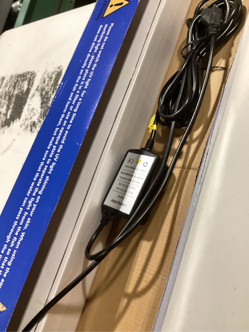 55W Aquarium UV Light for 500-5500 Gallon, UV Pond Water Clarifier for Koi Pond, Swimming Pool, Spa,