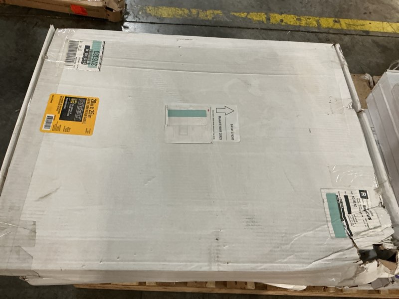 Condition photo showing New/Like New for everbilt 20 in. x 25 in. steel return air filter grille in white