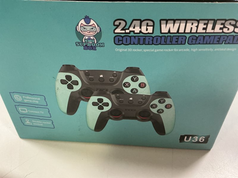 uwdfh retro gaming console, 2026 gaming stick pro, 50000 games -128gb, 4k hdmi output, and 2.4ghz wi