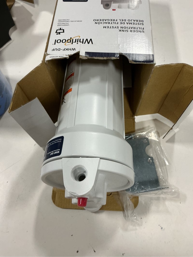 Condition photo showing Good Condition for Whirlpool Granular Activated Carbon 10" x 2.5" Replacement Water Filter WHKF-GAC, Reduces Chlorine, Bad Taste & Odor, Use with Home Under Sink Drinking Water Filtration or Reverse Osmosis System