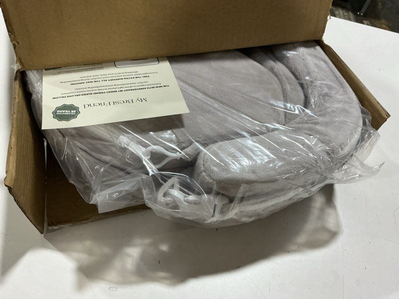 Condition photo showing Good Condition for My Brest Friend Super Deluxe Nursing Pillow - Enhanced Comfort & Ergonomic Breastfeeding Pillow for Ultimate Support for Mom & Baby - Adjustable and with Handy Side Pocket, Sandstone Sand Stone Super Deluxe