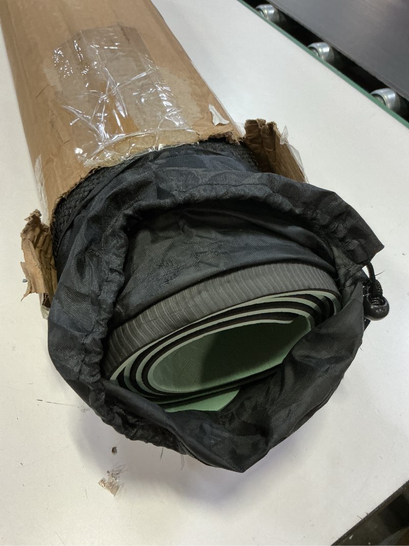 Condition photo showing Good Condition for gruper yoga mat non slip, eco friendly fitness exercise mat with carrying strap,pro yoga mats for women,workout mats for home, pilates and floor exercises matcha green / black 0.24*24*72 inches