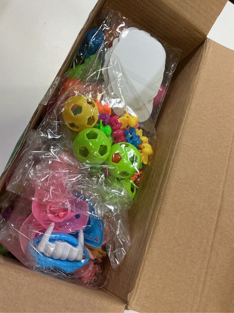 Condition photo showing New/Like New for linaye 344 pcs easter eggs fillers stuffers for kids, easter egg hunt toys fillers party favors gifts goodie treat basket stuffers bulk treasure box toys classroom prize for kids