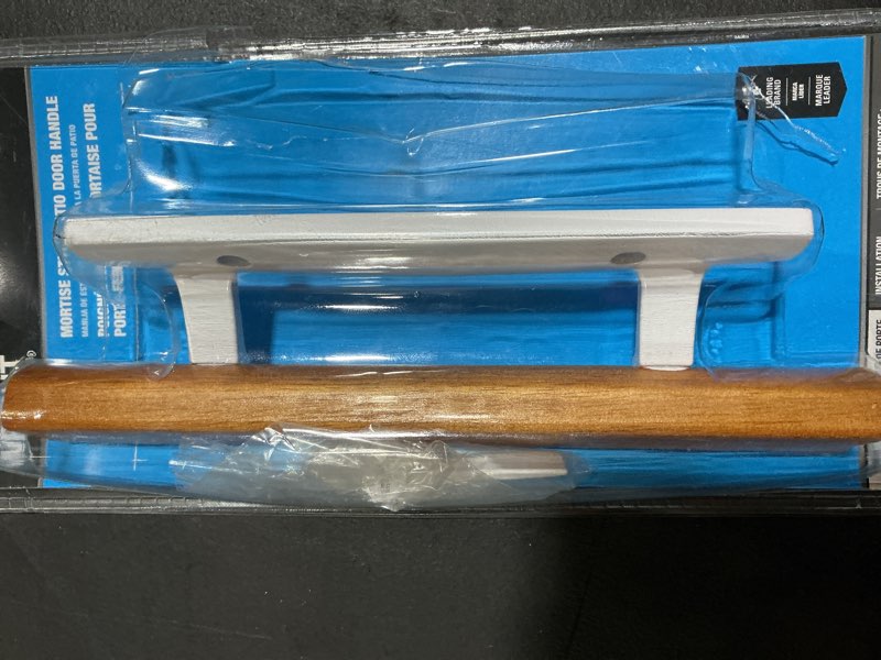 Condition photo showing As Is for wright products 3.9375-in mortise style sliding patio door handle