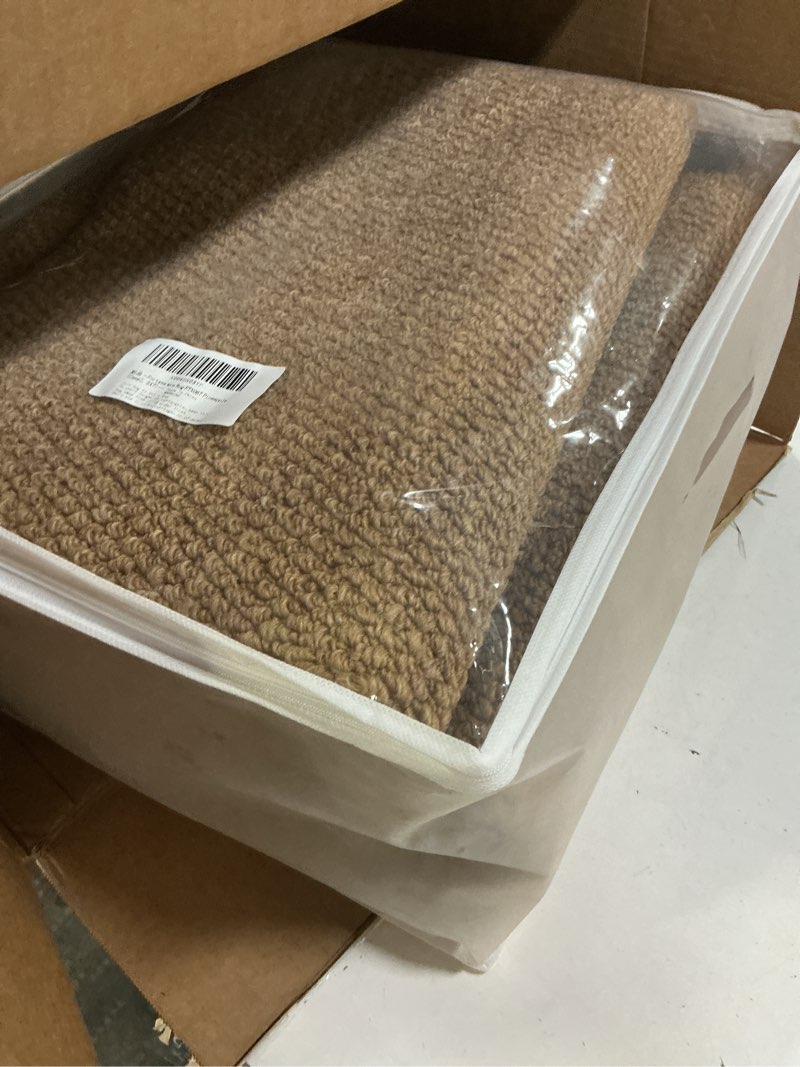 Condition photo showing Good Condition for 5'x7' Washable Area Rug for Living Room Natural Berber Rug Bedroom Non-Slip Rugs No Shed Faux Jute-Look Area Rugs Non-Skid Washable Area Rug (Camel, 5X7) Camel 5' x 7'