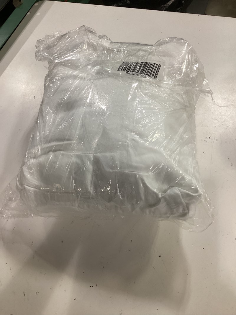 Condition photo showing As Is for quince full queen percale duvet set 2 shams organic cotton toffee white 
