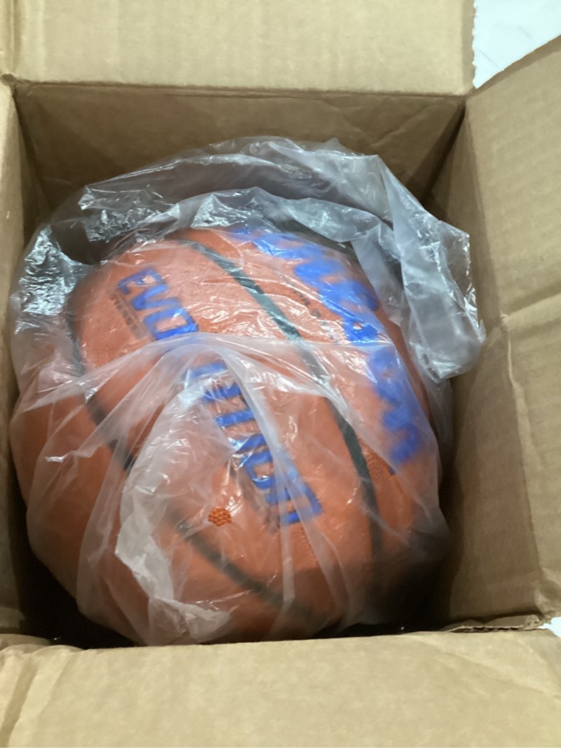 Condition photo showing Good Condition for Wilson Evolution Basketballs Royal/Brown Size 7 - 29.5"