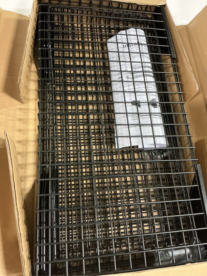 Condition photo showing Good Condition for WALMANN Garage Wall Shelf, 4 Mixed-Size Wall-Mounted Storage Shelves for Garage, Closet, Laundry Room, Heavy Duty Wall Shelving, Holds Up to 65 lbs(Black, 4 Shelves)