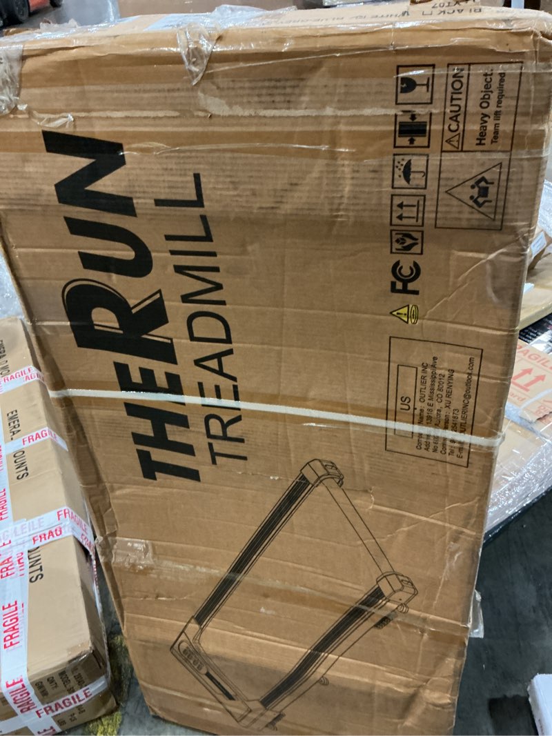 Condition photo showing Good Condition for therun walking pad under desk, portable mini treadmill for home/office, 2.5hp jogging machine with 300 lbs weight capacity, remote control, led display