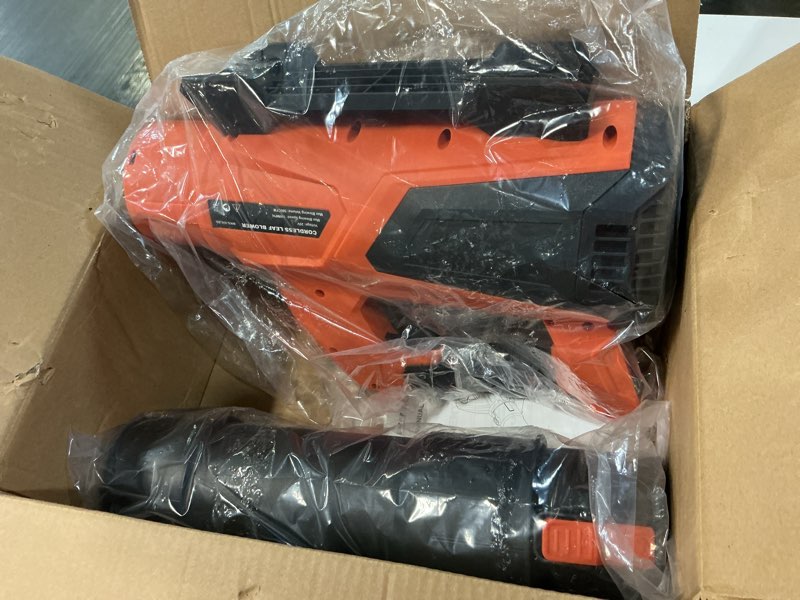 Condition photo showing Good Condition for cordless leaf blower compatible with dewalt 20v max battery(no battery), electric leaf blower up to 160mph 580cfm, blowers for snow, patio, lawn care, dust tool only, no battery