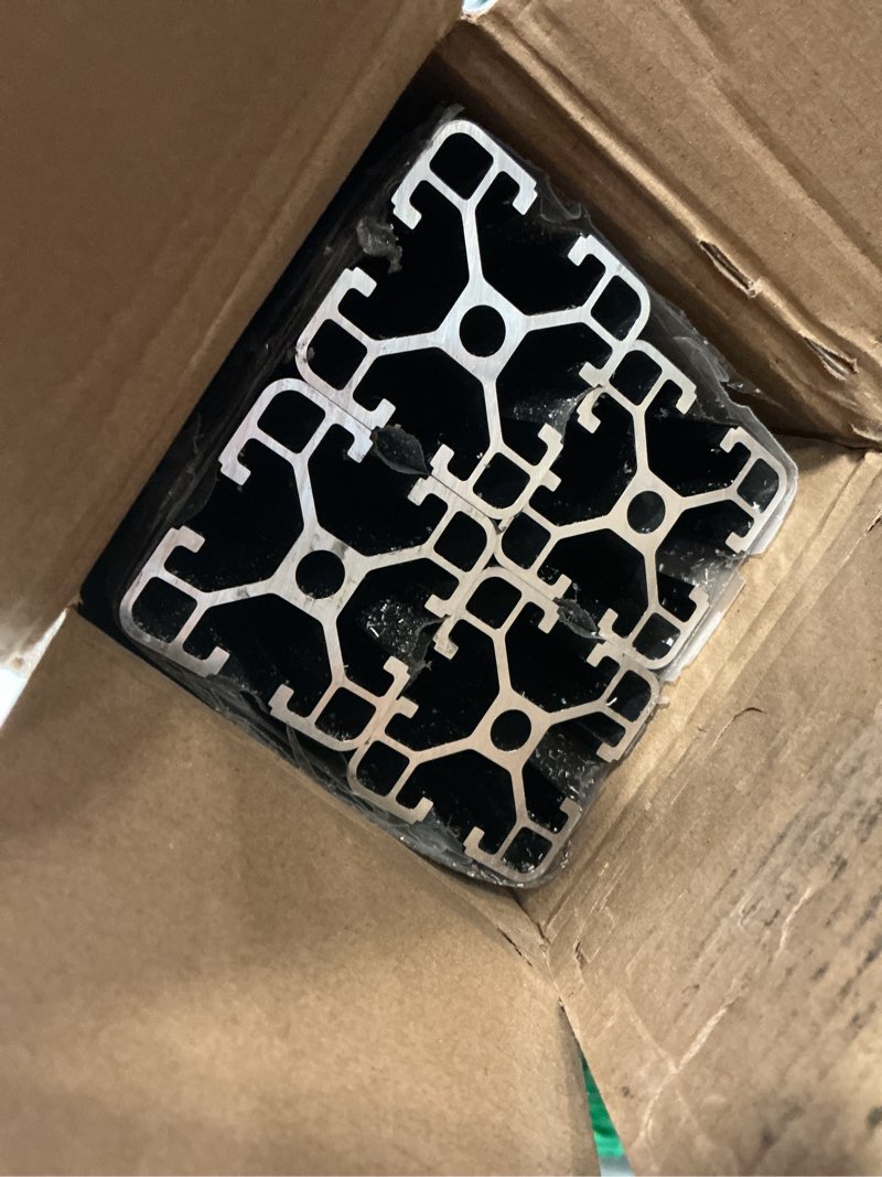 Condition photo showing Good Condition for 4pack 4040 t slot aluminum extrusion 1000mm black extruded aluminum profile 40x40 t-slotted framing european standard anodized linear rail for 3d printer accessories parts 1000mm black 4