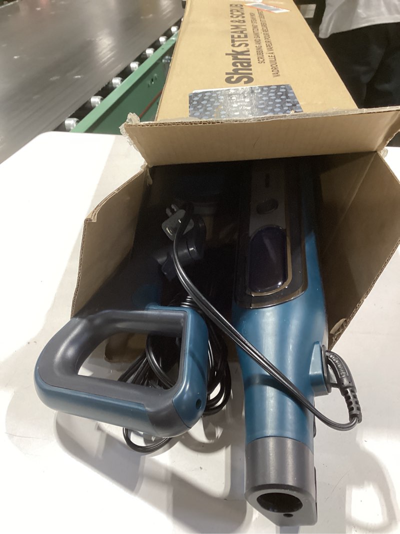 Condition photo showing As Is for Shark Steam & Scrub All-in-One Scrubbing and Sanitizing Hard Floor Steam Mop, 2 Steam Modes, 2 Dirt Grip Soft Scrub Pads Included, XL Removable Water Tank, Swivel Steering, Teal, S8002BRN Steam & Scrub (2-pad)