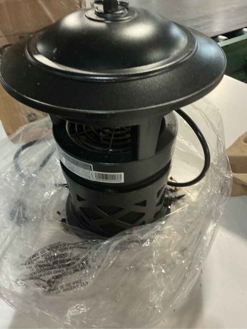 Condition photo showing As Is for dynatrap dt1130sr 1/2 acre mosquito & flying insect outdoor trap and killer – kills mosquitoes, flies, wasps, gnats, & other flying insects - bug zapper alternative – black ½ acre black trap