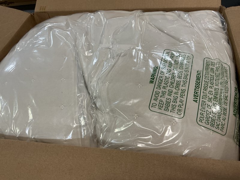 Condition photo showing Good Condition for wdcozy beige king size quilt bedding sets with 2 pillow shams, neutral lightweight soft bedspread coverlet, quilted blanket thin comforter bed cover for all season, 3 pieces, 104x90 inches wheat king