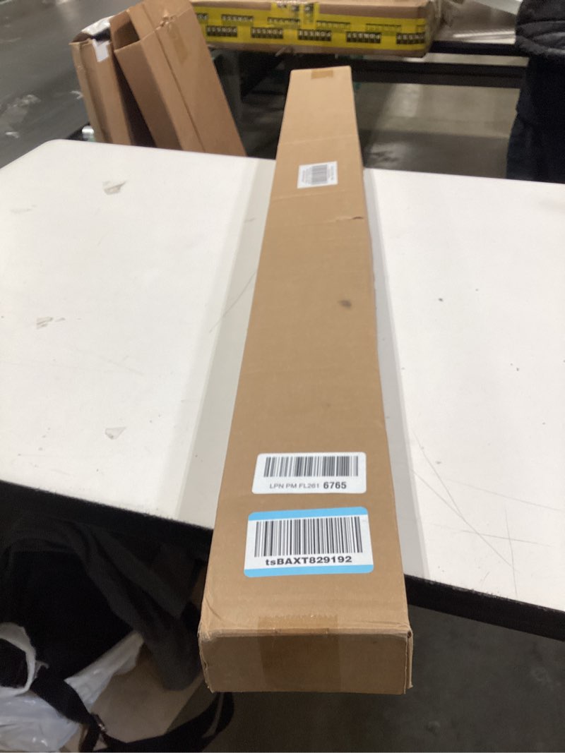 Condition photo showing New/Like New for lazblinds no tools no drill cordless lift cut to size pleated paper blinds for windows, blackou clip on self adhesive temporary window blinds for home(48" w x 72" h x 6 pack, black) blackout - black 48" w x 72" l x 6pcs